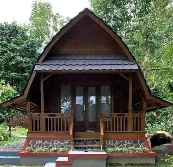 Rumah Lumbung Kayu Unik dan Estetik - Tersedia dalam Berbagai Ukuran - Gambar 2