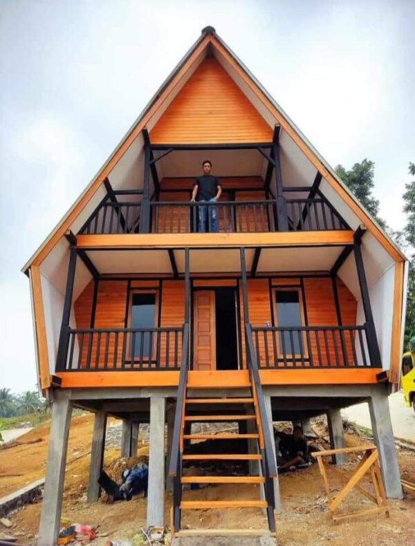 Rumah Segitiga: Desain Unik, Modern, dan Fungsional - Gambar 4