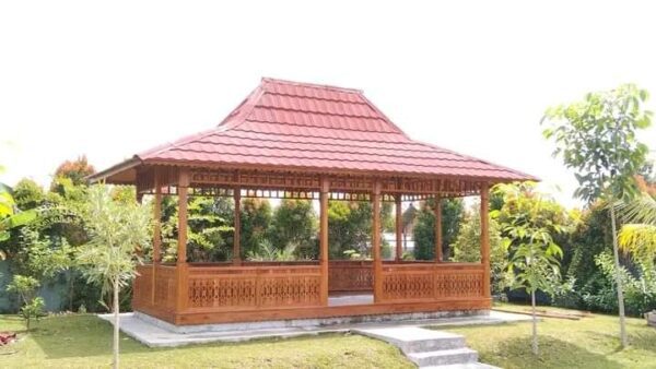 Gazebo Elegan: Tempat Santai yang Menambah Keindahan Taman Anda - Gambar 9