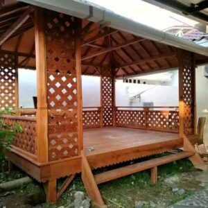 Desain Gazebo yang Mewah: Ruang Outdoor Sempurna untuk Keluarga dan Tamu